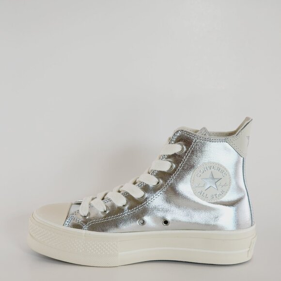 Converse CTAS Lift Hi Metallic Women's Platform Sneakers A09902C NWT - Picture 3 of 6